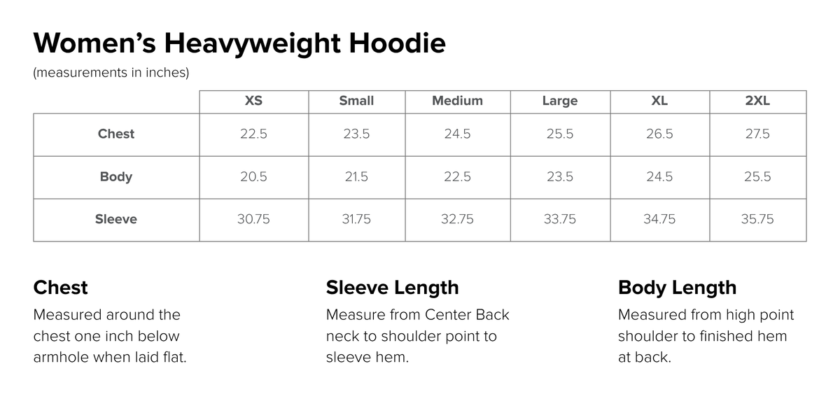 Women’s Heavyweight Hoodie