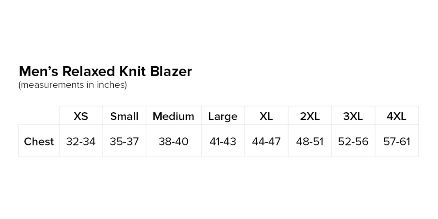 Men’s Relaxed Knit Blazer (New Logo)