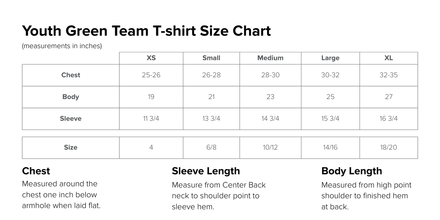 Green Team Youth Essential Tee