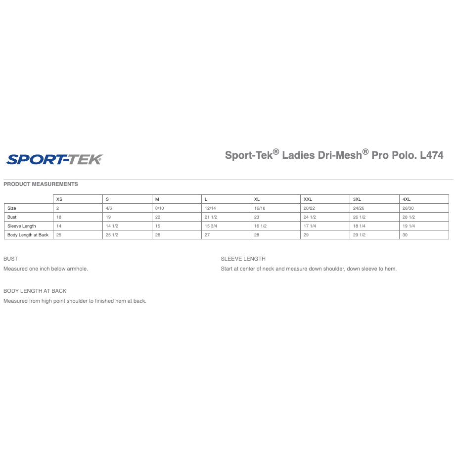 Sport-Tek Ladies Dri-Mesh Pro Polo