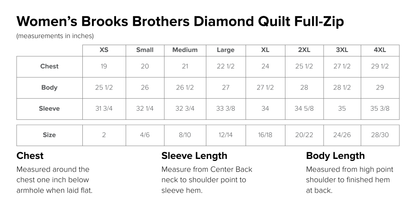 Women’s Brooks Brothers Diamond Quilt Full-Zip