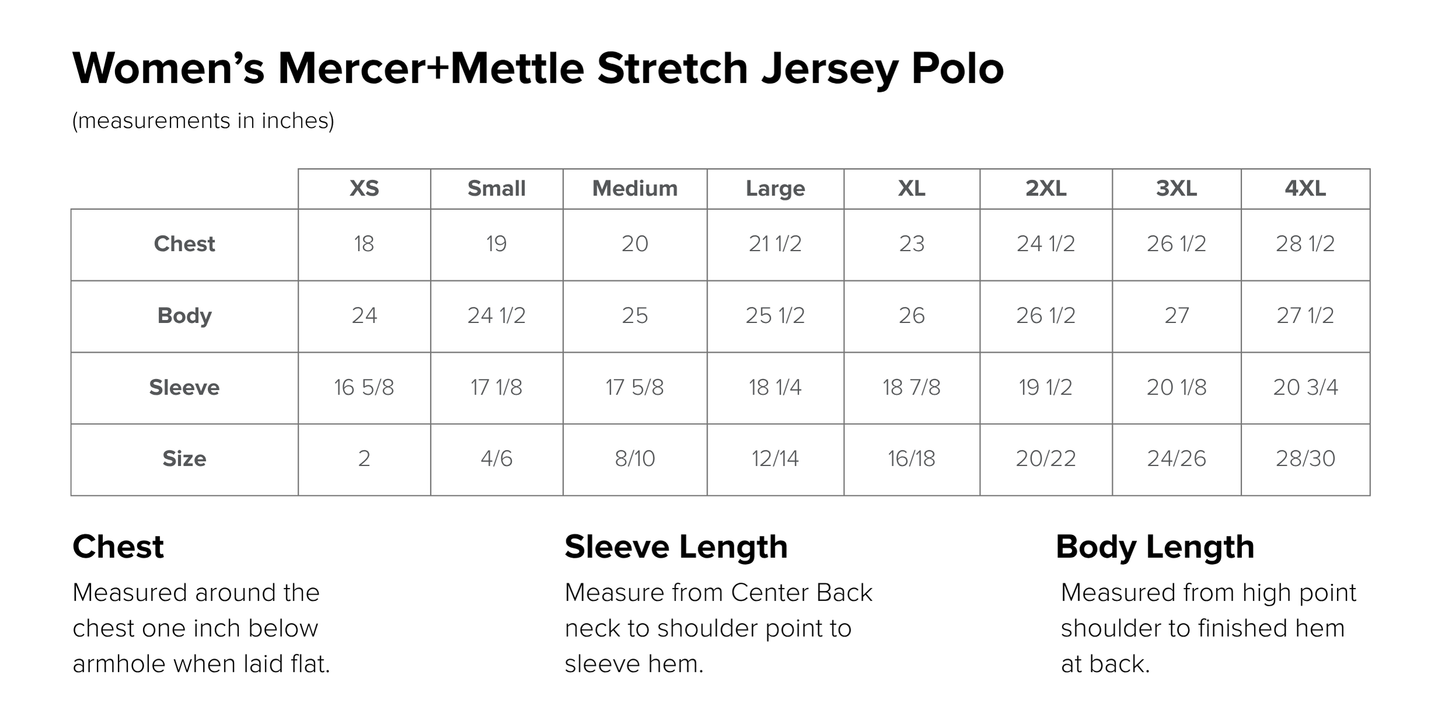 Women’s Mercer+Mettle Stretch Jersey Polo