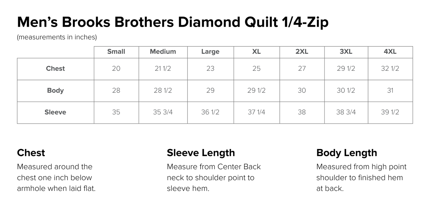 Men’s Brooks Brothers Diamond Quilt 1/4-Zip