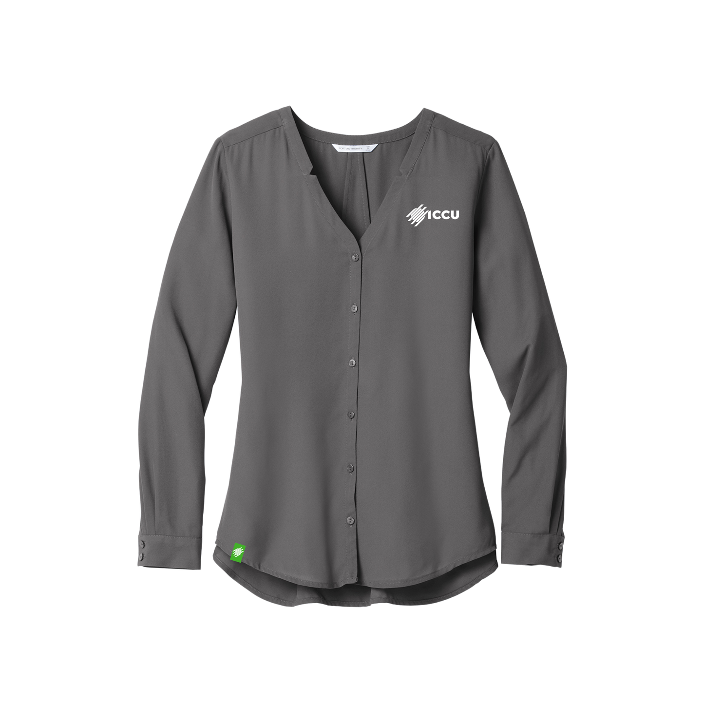 Women's Port Authority Long Sleeve Button-Front Blouse