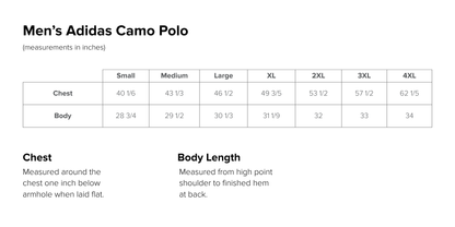 Men’s Adidas Camo Polo