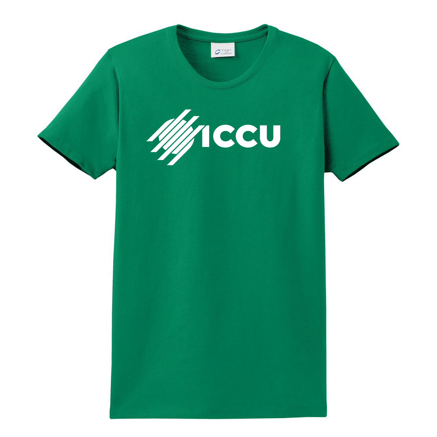 Women's Green Team Essential Tee