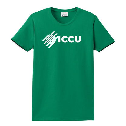 Women's Green Team Essential Tee