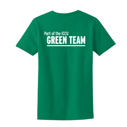 Women's Green Team Essential Tee
