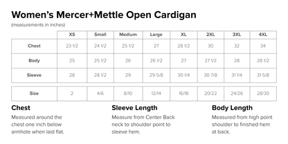 Women’s Mercer+Mettle Open Cardigan