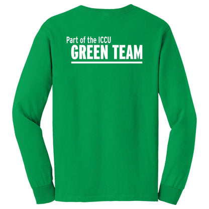 Green Team Long-Sleeve Tee (New Logo)