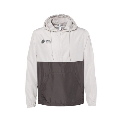 Unisex Lightweight Quarter-Zip Pullover Windbreaker Jacket