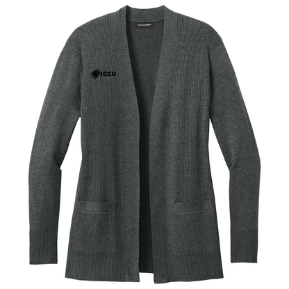 Easy Care Open-Front Cardigan Sweater (New Logo)