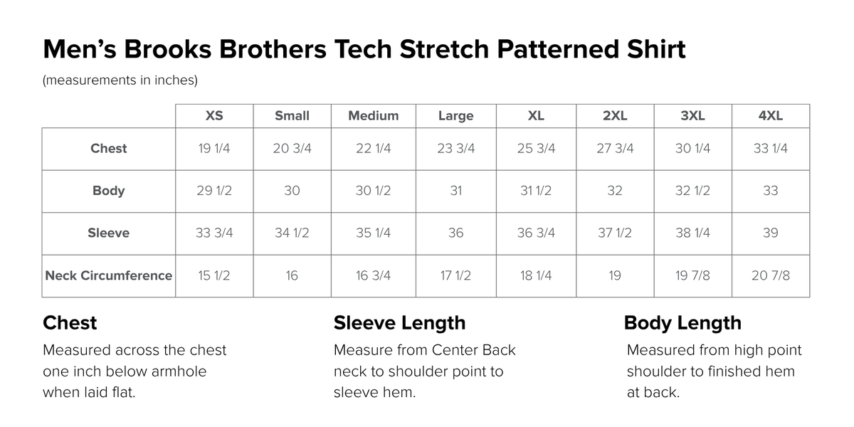 Men’s Brooks Brothers Tech Stretch Patterned Shirt