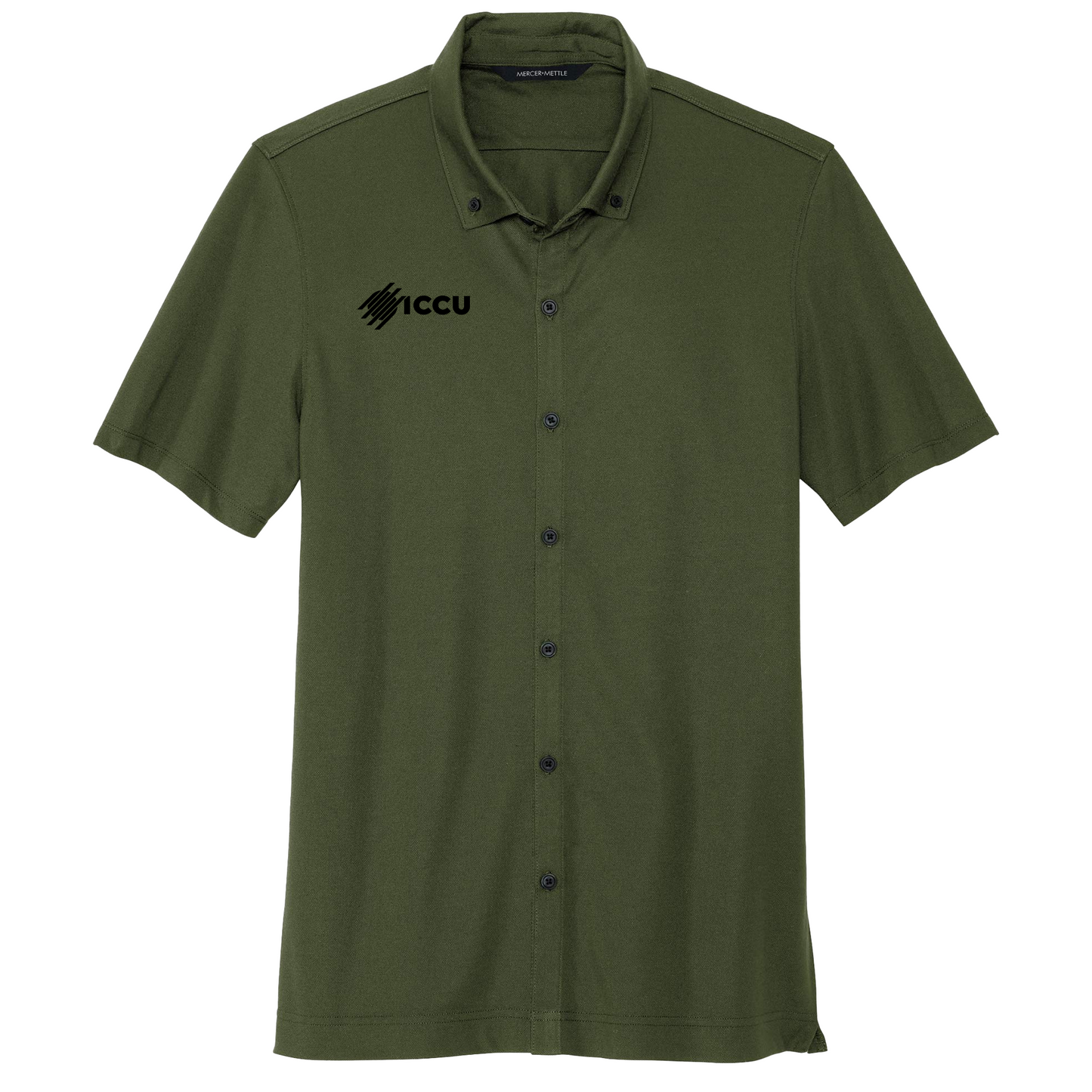 Men’s Full-Button Polo (New Logo)