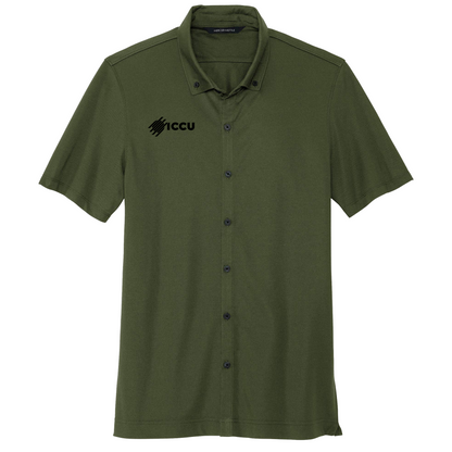 Men’s Full-Button Polo (New Logo)