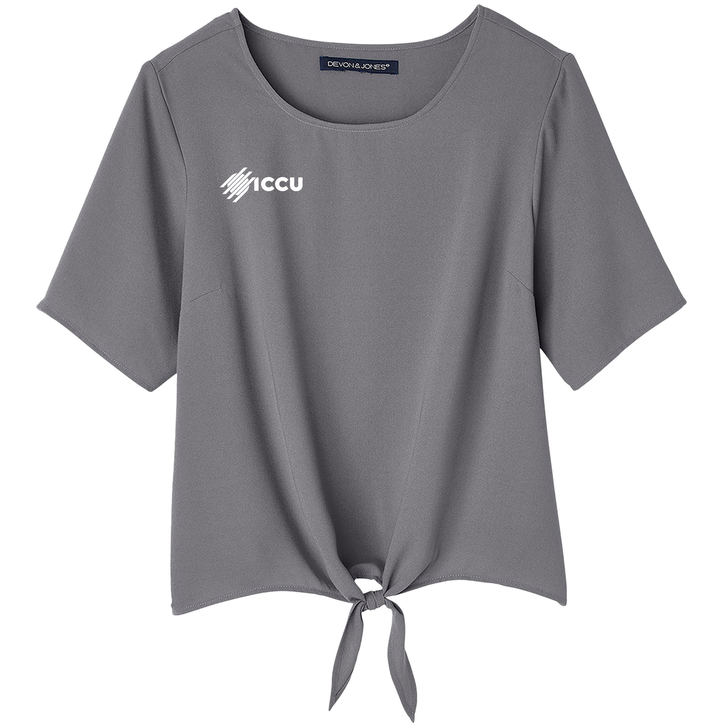 Tie-Front Blouse by Devon Jones (New Logo)