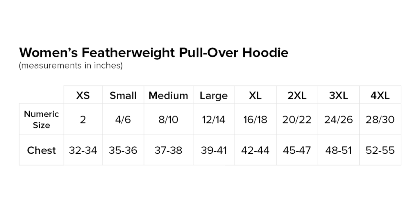 Women’s Featherweight Pull-Over Hoodie (New Logo)