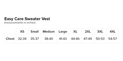 Easy Care Sweater Vest (New Logo)