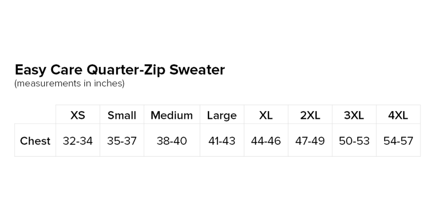 Easy Care Quarter-Zip Sweater (New Logo)