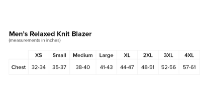 Men’s Relaxed Knit Blazer (New Logo)