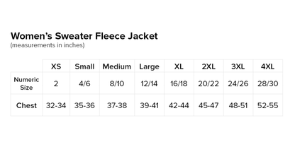 Women’s Sweater Fleece Jacket (New Logo)