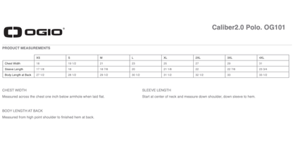 OGIO - Caliber2.0 Polo (New Logo)