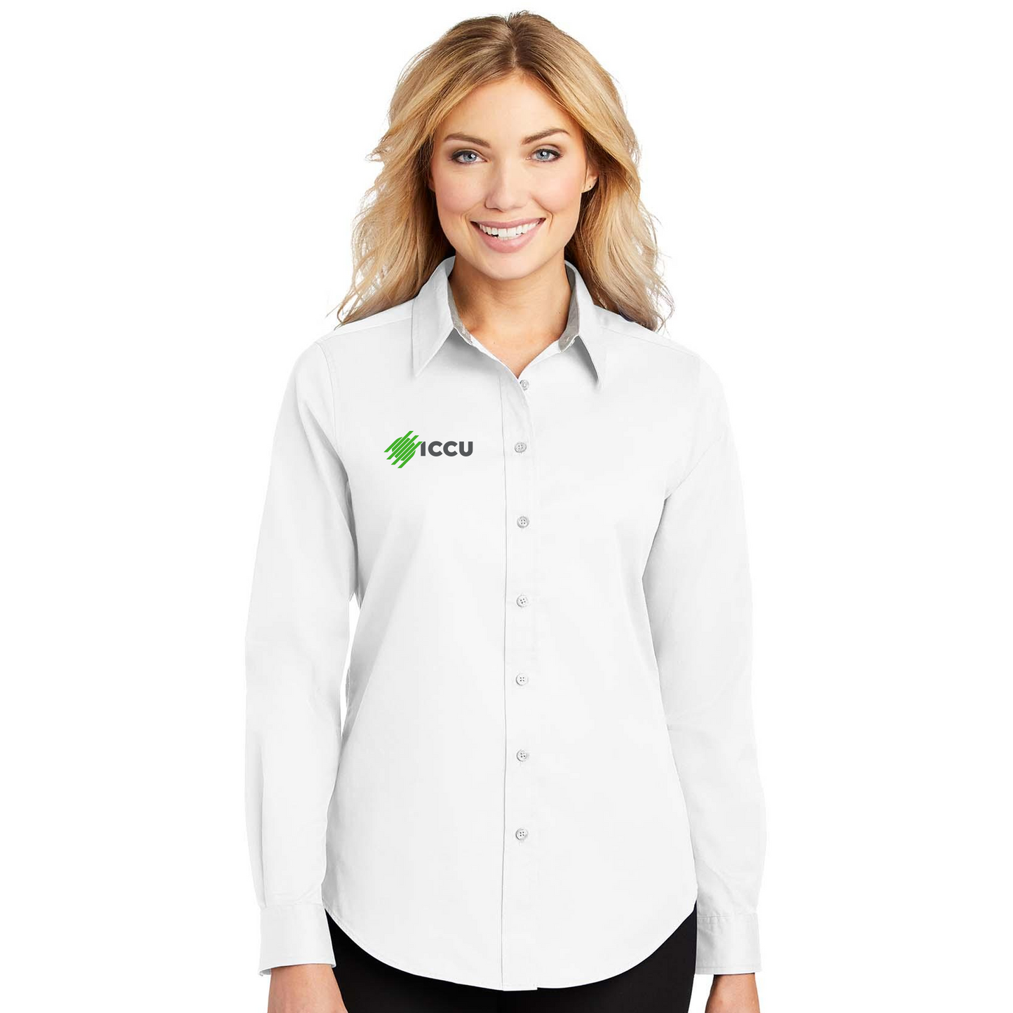 Port Authority Ladies Long Sleeve Easy Care Shirt (New Logo)