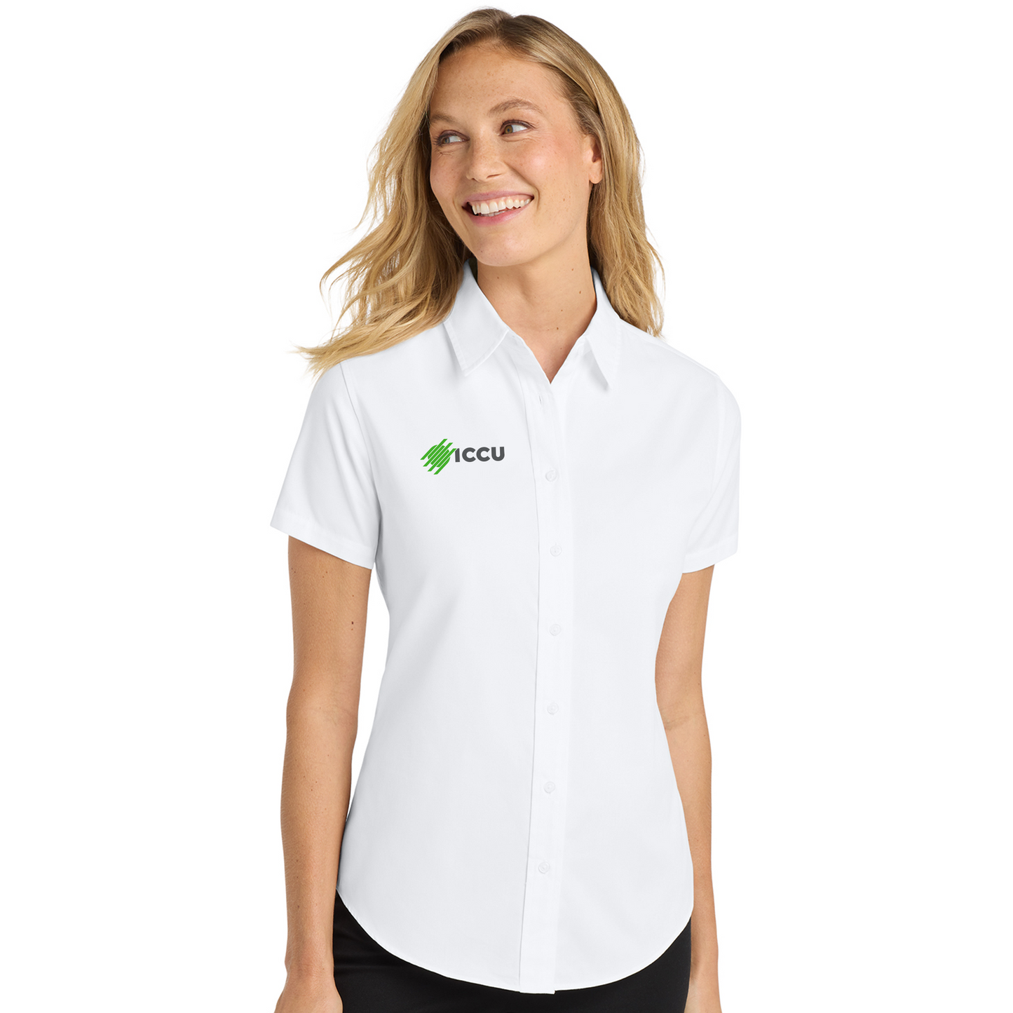 Port Authority Ladies Short Sleeve Easy Care Shirt (New Logo)
