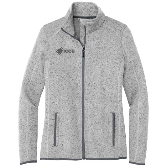 Women’s Sweater Fleece Jacket (New Logo)