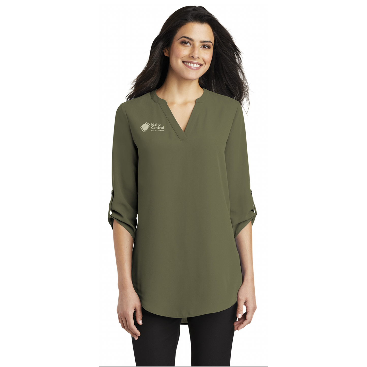 Port Authority Ladies 3/4-Sleeve Tunic Blouse