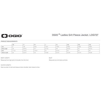 Ogio Ladies Grit Fleece Jacket