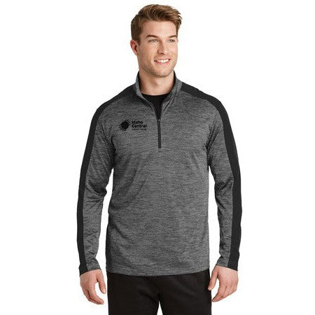 Sport-Tek PosiCharge Electric Heather Colorblock 1/4-Zip Pullover