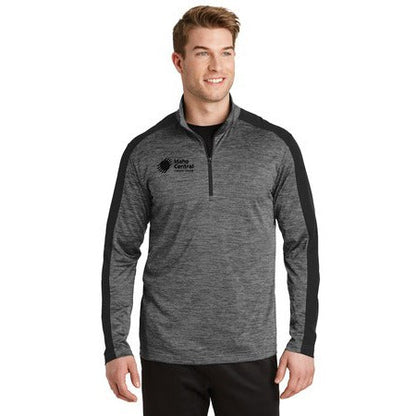 Sport-Tek PosiCharge Electric Heather Colorblock 1/4-Zip Pullover