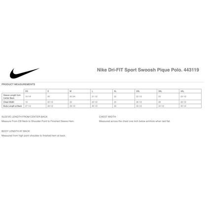 Nike Dri-FIT Sport Swoosh Pique Polo