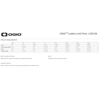 OGIO Ladies Limit Polo