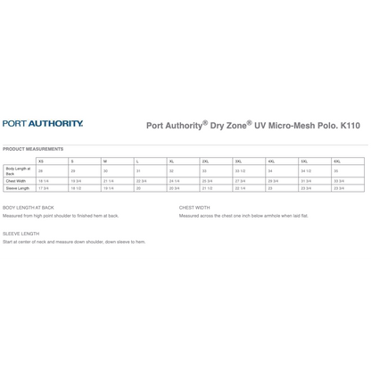 Port Authority Dry Zone UV Micro-Mesh Polo