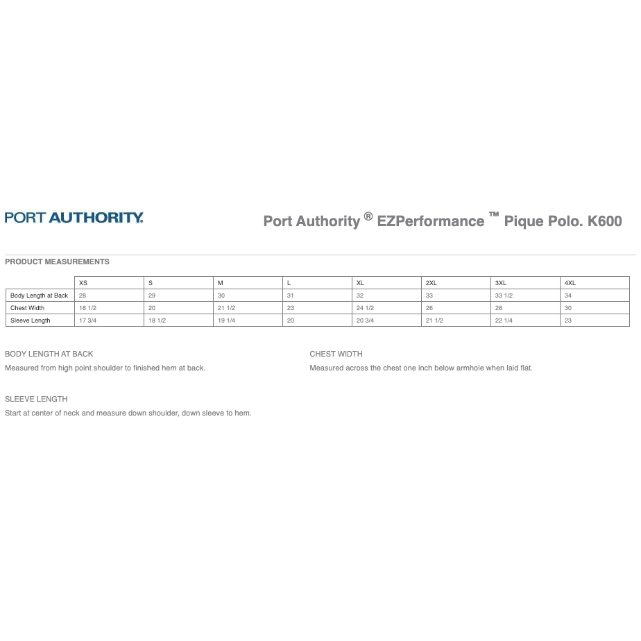 Port Authority EZPerformance Pique Polo