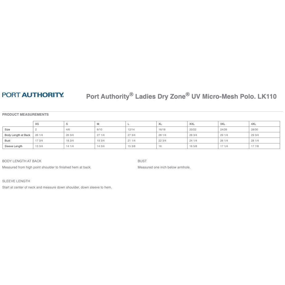 Port Authority Ladies Dry Zone UV Micro-Mesh Polo