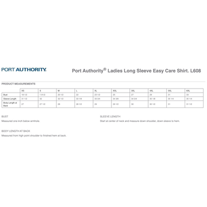 Port Authority Ladies Long Sleeve Easy Care Shirt