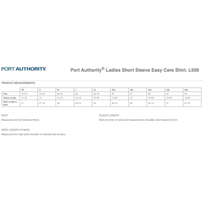 Port Authority Ladies Short Sleeve Easy Care Shirt