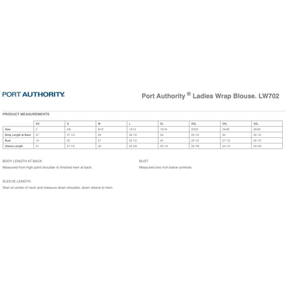 Port Authority Ladies Wrap Blouse