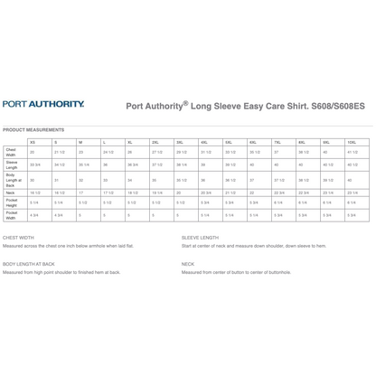 Port Authority Long Sleeve Easy Care Shirt