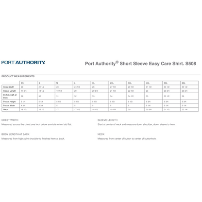 Port Authority Short Sleeve Easy Care Shirt