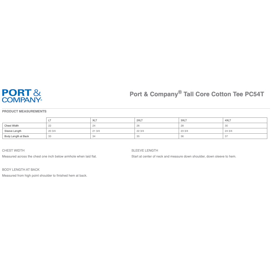 Port & Company Core Cotton Tee